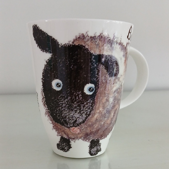 Roy Kirkham England 2003 PLEASE SHUT THE GATE Baaa Baaa Sheep Cup Mug 14 oz - Picture 1 of 10